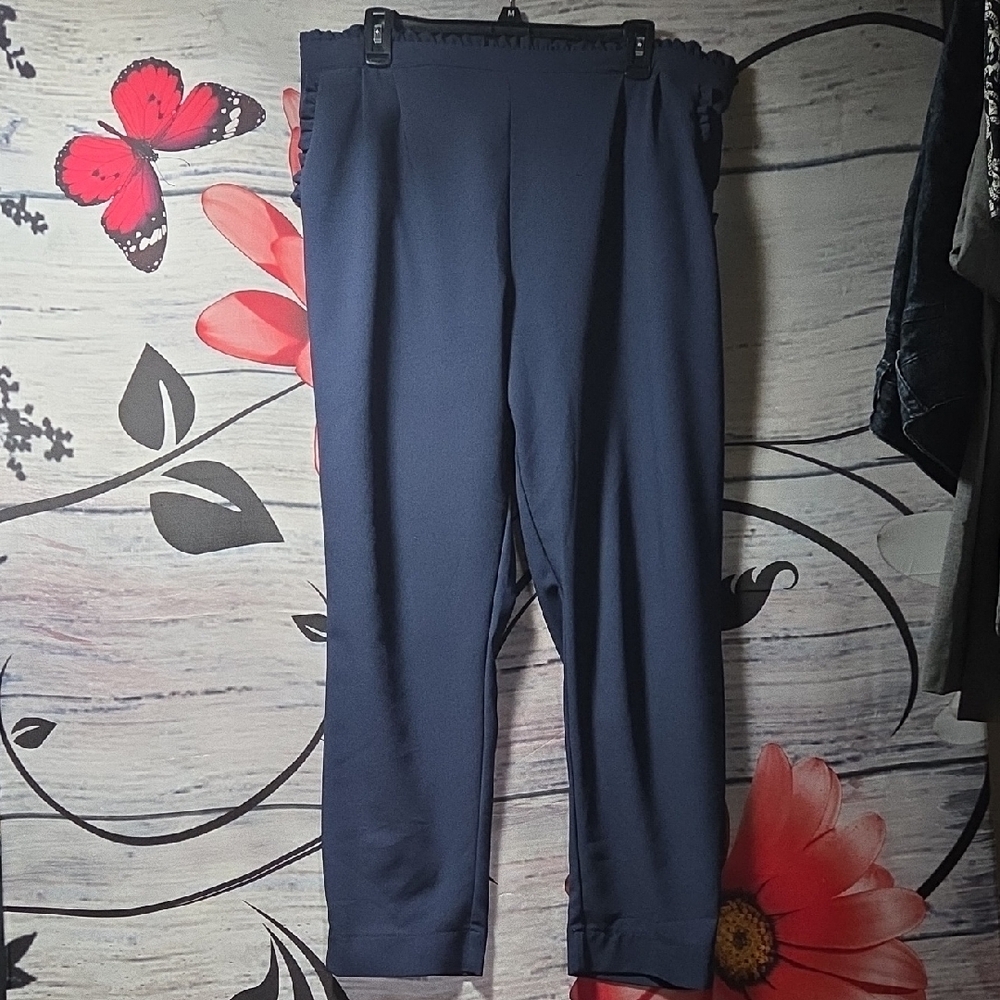 Falls Creek Blue Ankle Cropped Pants